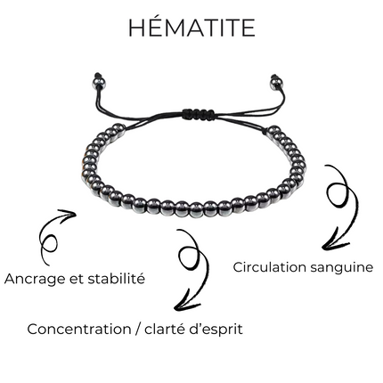 Bracelet Harmonie – Perles Naturelles & Tressage Ajustable