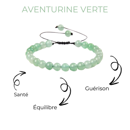 Bracelet Harmonie – Perles Naturelles & Tressage Ajustable