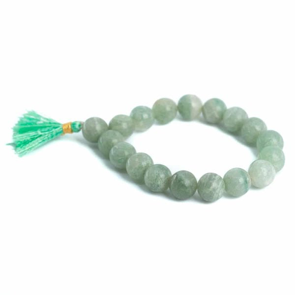 Bracelet "Bonheur et Succès " Aventurine 10mm