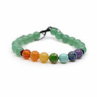 Bracelet Pierre Précieuse Aventurine Verte 7 Chakras