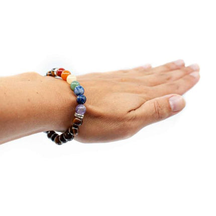 Tigerauge / Chakra Armband