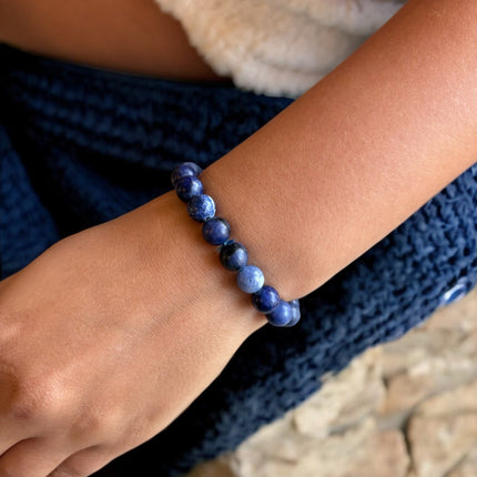 Bracelet "Sagesse" Sodalite 8mm