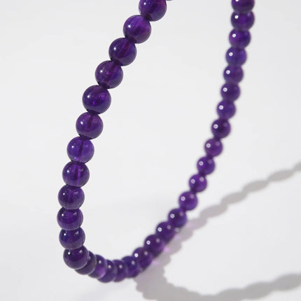 "Frieden und Gelassenheit" Amethyst Armband 4mm