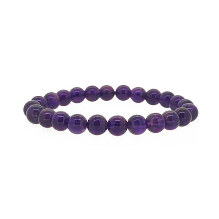 "Frieden und Gelassenheit" Amethyst Armband 8mm