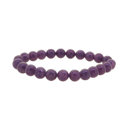 Bracelet "paix et tranquilité" Lépidolite 8mm