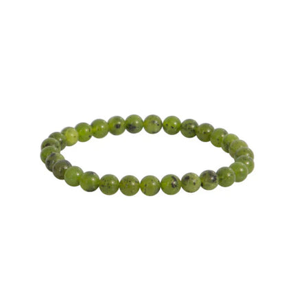 Bracelet "porte-bonheur" Jade Nephrite 8mm