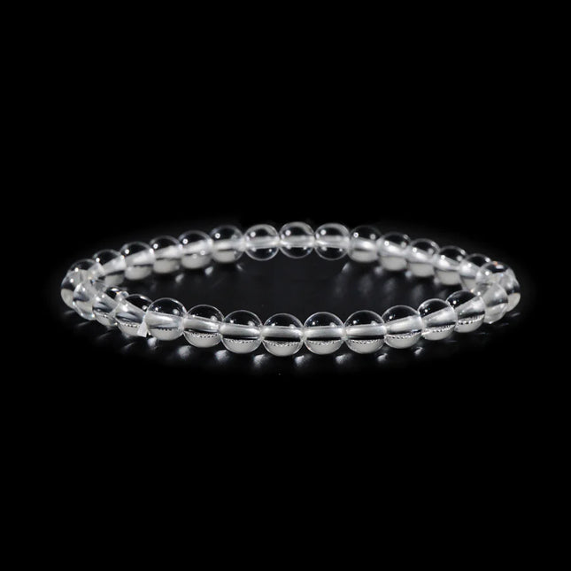 Bracelet "équilibre énergétique" Cristal de roche 6mm