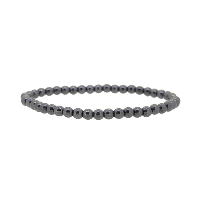 Bracelet "ancrage fort" Hématite 4mm