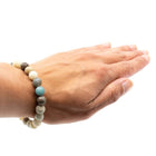 Bracelet mala Amazonite 27 perles