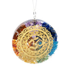 Pendentif Orgonite Fleur de Vie Chakras