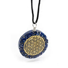 Pendentif Orgonite Fleur de Vie Lapis Lazuli