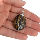 Pendentif Arbre de Vie Oeil de Tigre